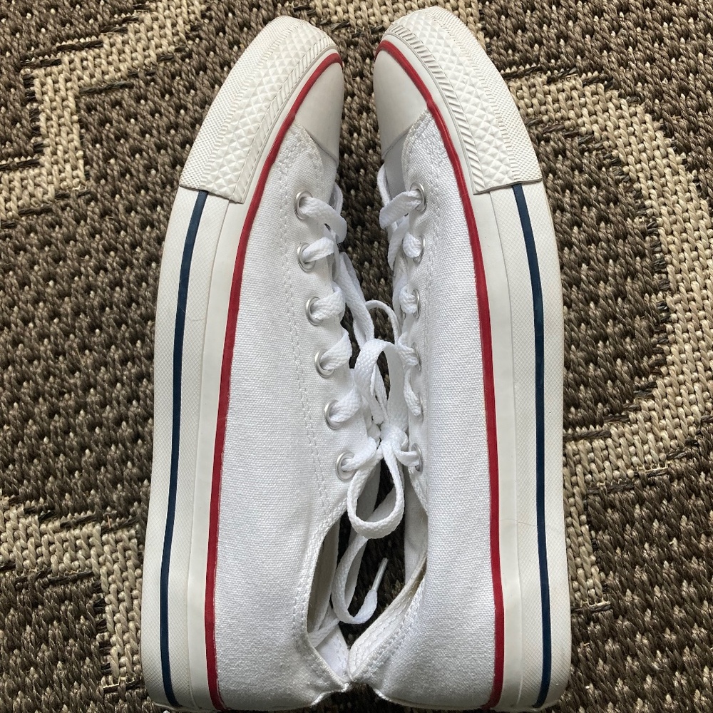 Converse Allstar White Lowtops